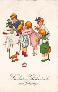 BG8986 children boy and girl toy geburtstag birthday greetings germany