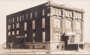 YMCA Building Lethbridge Alberta AB Unused British Colonial RPPC Postcard H36