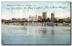 Postcard From Old Memphis Memphis Tenn Miss River