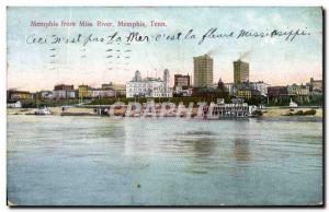 Postcard From Old Memphis Memphis Tenn Miss River