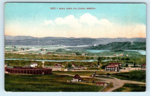 TIJUANA, MEXICO  View of BULL RING & Part of TOWN   c 1910s  Mitchell Postcard