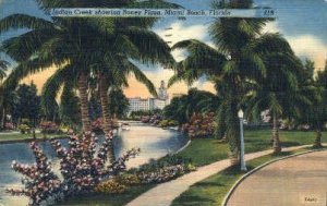 Indian Creek - Miami Beach, Florida FL Postcard