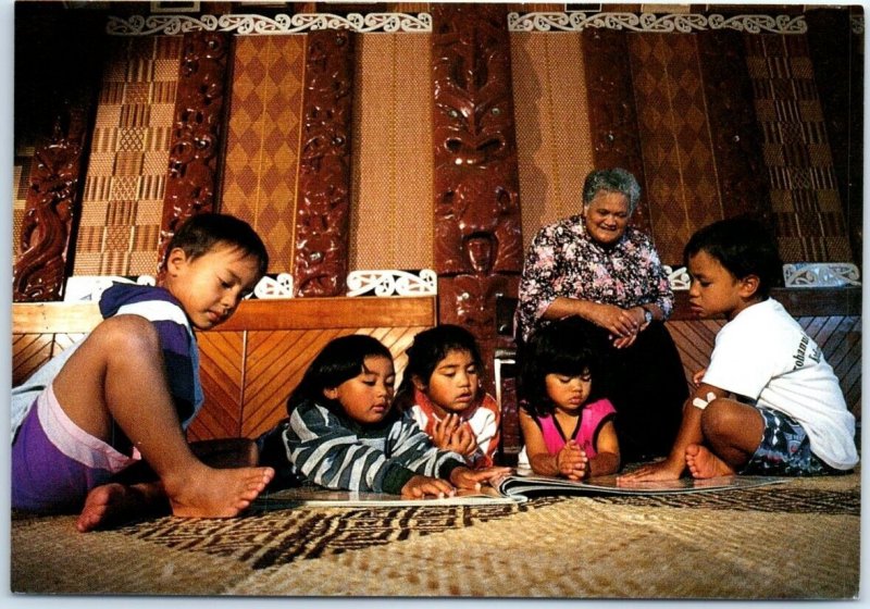 Postcard - Treasured Language Nest, Waiwhetu Marae - Lower Hutt, New Zealand