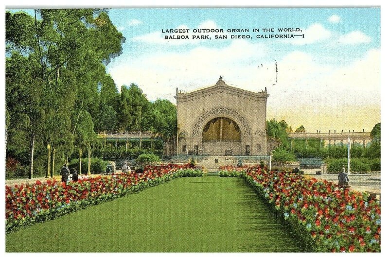 Spreckels Monumento Órgano más Grande Exterior En Mundo San Diego