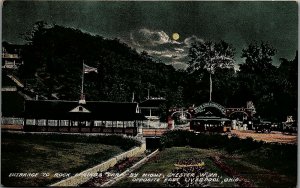 1911 CHESTER W. VIRGINIA ROCK SPRINGS PARK NIGHT LIVERPOOL OHIO POSTCARD 14-99