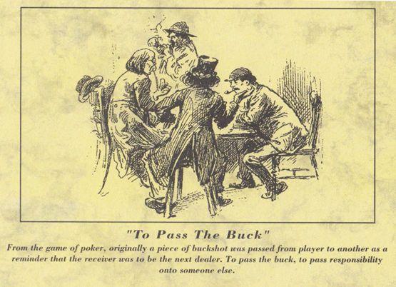 Dealer Poker Game Player To Pass The Buck Postcard