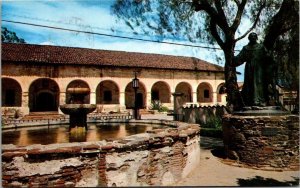 Vintage California Postcard - San Fernando Mission