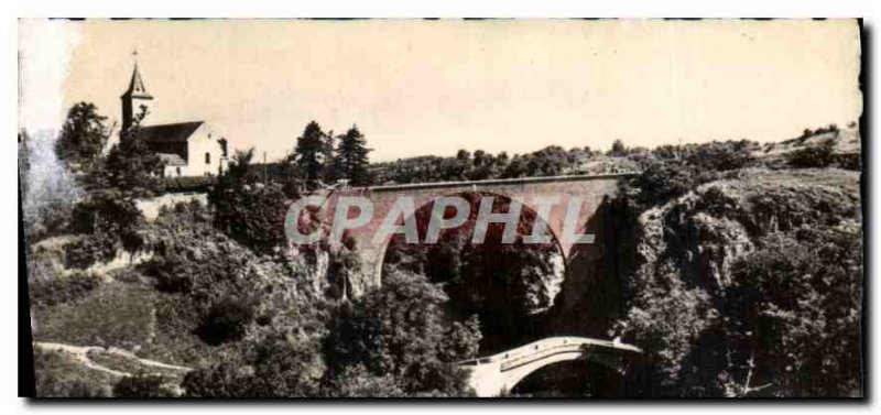 Modern Postcard Vezelay Bridges Pierre Perhuis