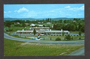 NY Huck Finn Motel Horseheads New York near Watkins Glen Postcard PC