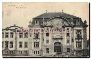 Old Postcard Colmar Neues Volksbad