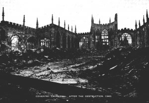 England Coventry Cathedral After The Destruction 1940