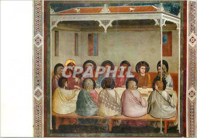 Postcard Modern Giotto Scrovegni Chapel The Last Supper