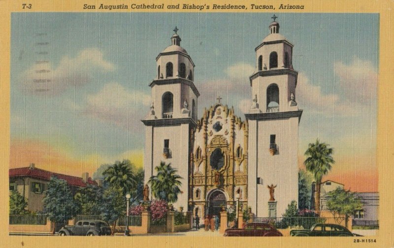 TUCSON Arizona 1952 San Augustin Cathedral