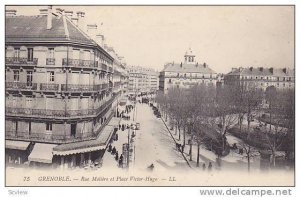 GRENOBLE , France , 00-10s ; Rue Moliere et Place Victor-Hugo