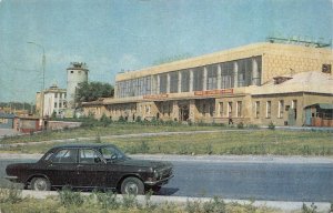 Shymkent~Chimkent, Kazakhstan  RAILWAY STATION Railroad~Train Depot  Postcard