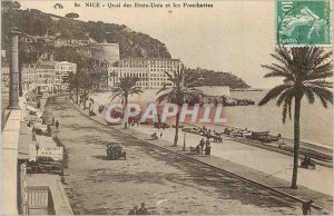 Old Postcard Nice Quai des USA and Ponchettes