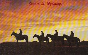 Wyoming Beautiful Hunter's Sunset