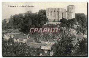 Old Postcard Falaise Chateau West Coast