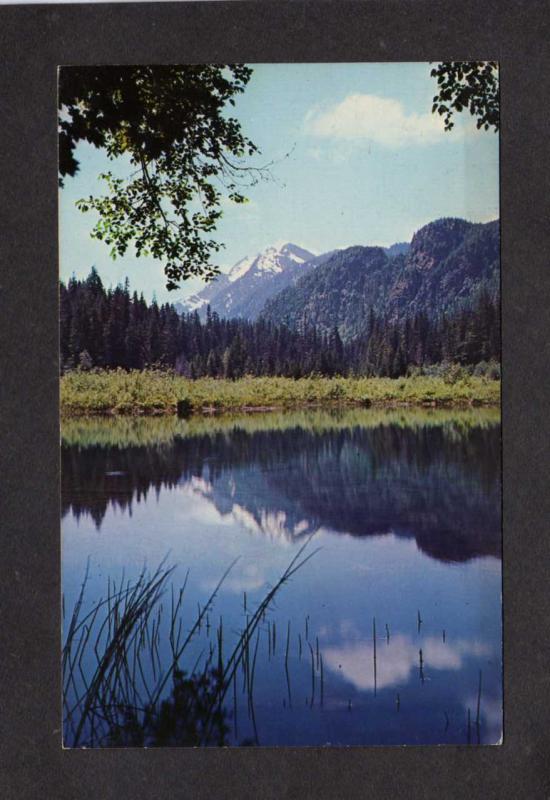 WA Monte Cristo Lake Washington State Sheep Mountain nr Everett Postcard