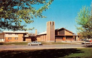 ROUNDUP, Montana MT   ST BENEDICT'S CATHOLIC CHURCH  Musselshell County Postcard