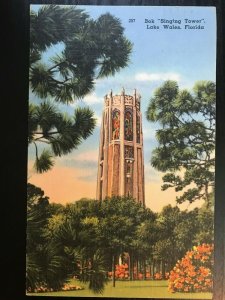 Vintage Postcard 1959 Bok Singing Tower Lake Wales Florida