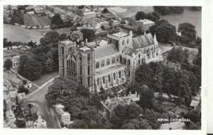 Yorkshire Postcard - Aerial View of Ripon Cathedral - Air Photograph - TZ11848