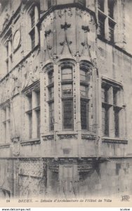 DREUX, France, 1910-1920s, Details d'Architecture de l'Hotel de Ville