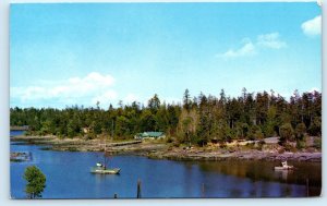 GALIANO, British Columbia Canada ~ Gulf Island Homes WHALER'S BAY 1968 Postcard