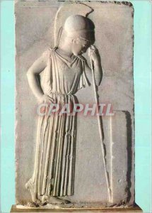 Postcard Modern Museum Athens Acropolis Athena Pensive Approximately 460 C