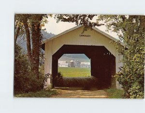 Postcard Longley Bridge, Montgomery, Vermont