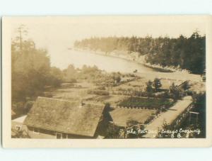 Pre-1949 rppc NICE VIEW Victoria - Vancouver Island British Columbia BC W1040