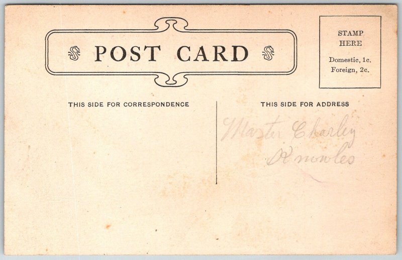 Columbus Ohio c1910 Postcard First Congregational Church