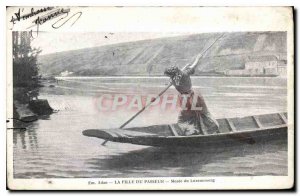 Postcard Old Adan Em Girl Treader Musee du Luxembourg