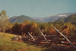 Cades Cove Smokey Mountains National Park Autumn Fall Townsend TN Postcard