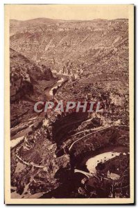 Postcard Old Tarn Gorges Du Causse Mejean Canon Tarn and circuses Saint chely...