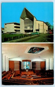 LAKE CHARLES, Louisiana LA ~ FIRST BAPTIST CHURCH Pastor Paul Roberts Postcard