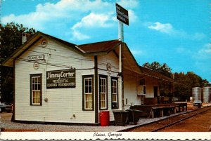 Georgia Plains Old Railroad Depot Built In 1890 Now Jimmy Carter Presidential...