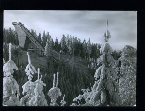 212348 GERMANY DDR Oberhof Thur. Wald ski resort old postcard