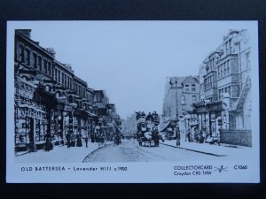 London OLD BATTERSEA Lavender Hill c1900 RP Postcard by Pamlin C1060