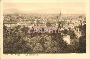 Old Postcard Mulhouse Vue Generale