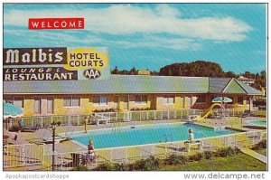 Alabama Mobile Malbis Hotel Courts With Pool