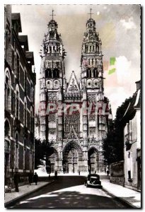 Postcard Old Tours Cathedrale