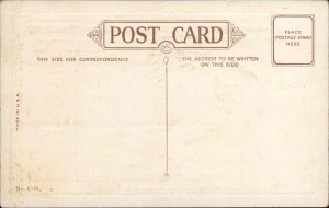 Christmas Children Santa Clause Window Embossed c1910s Postcard