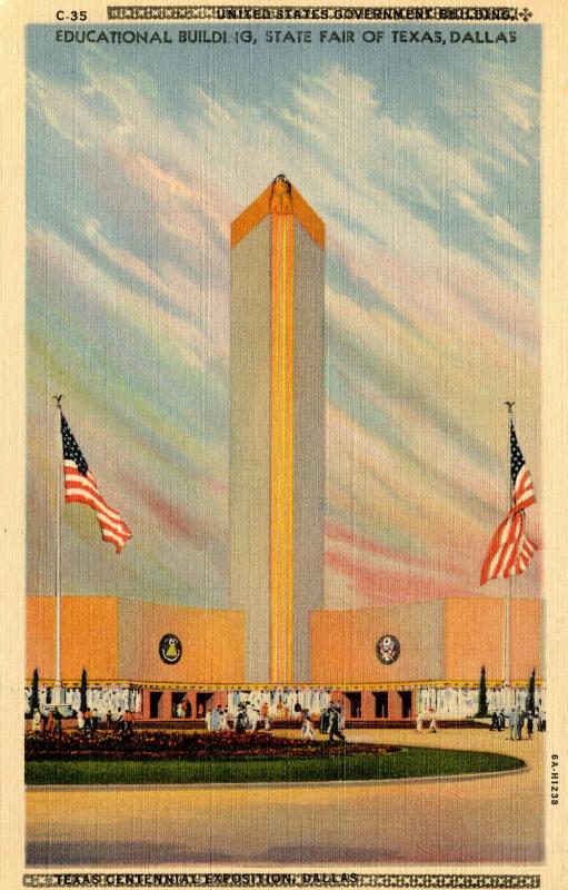 TX - Dallas, 1936. State Fair of Texas. Educational Building