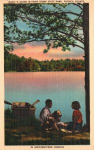 Vintage Postcard Fairy Stone State Park Patrick County South Western Virginia VA