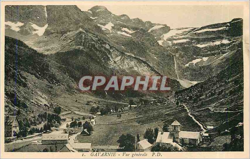 Old Postcard Gavarnie - General view