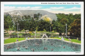 Riverside Swimming Pool & Park Sioux City Iowa Used c1930