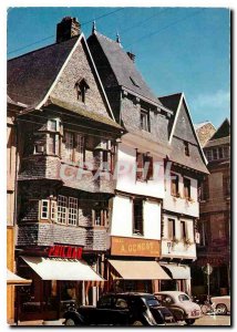 Postcard Modern Colors Lannion in Brittany C N House of 15 century timbered G...