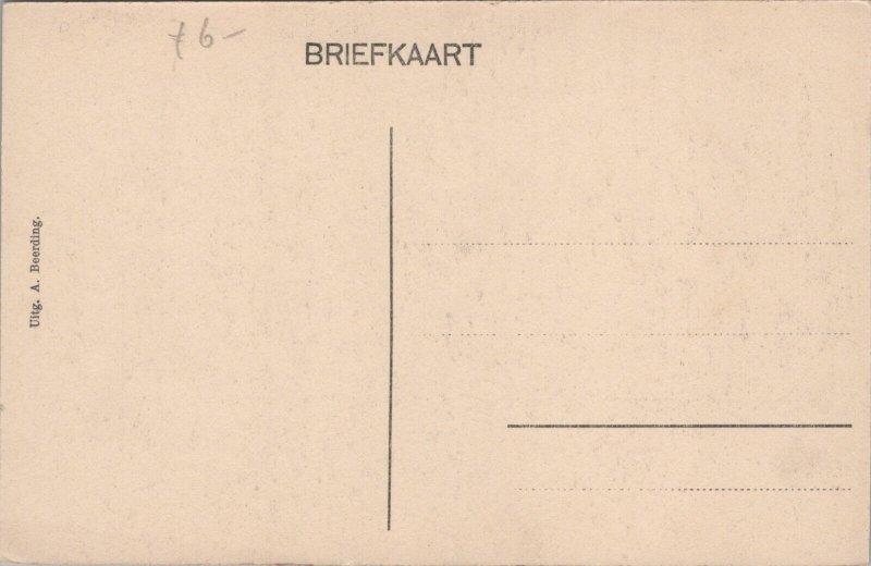 Netherlands Hoorn Hoofdtoren Vintage Postcard C125