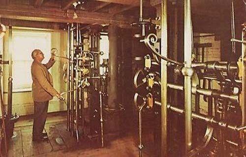 Wiltshire Crofton Beam Engines Factory Worker Labourer Controls Wilts Postcard